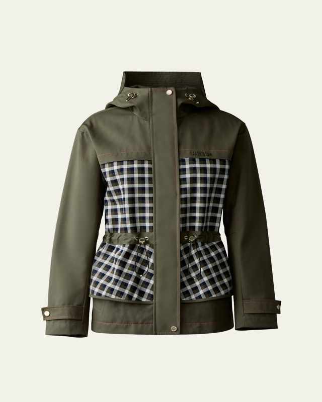 Kaori Mixed-Media Jacket