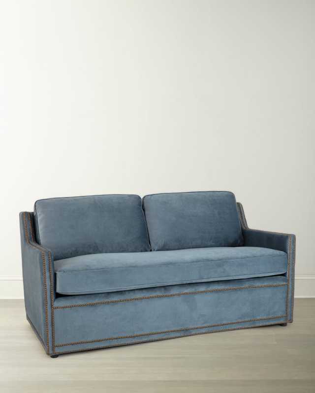 Posh Velvet Loveseat
