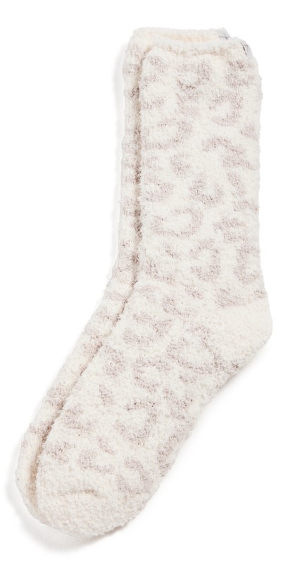 Barefoot Dreams CozyChic Barefoot In The Wild Socks Cream/Sto