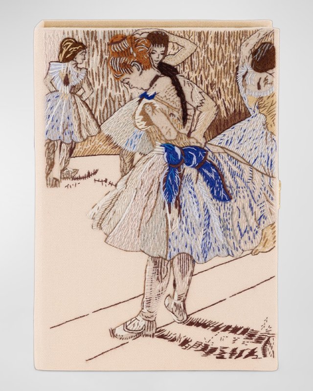 Degas Ballerina Nacre Book Clutch Bag