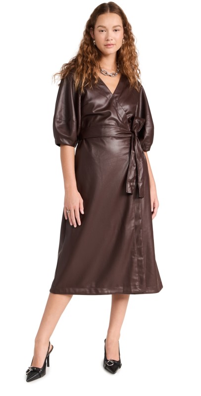 ASTR the Label Angie Dress Dark Brown
