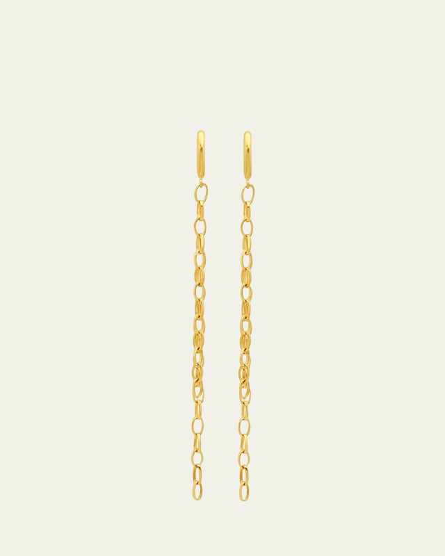 Edith Link Stud Earrings with Edith Link Fringe
