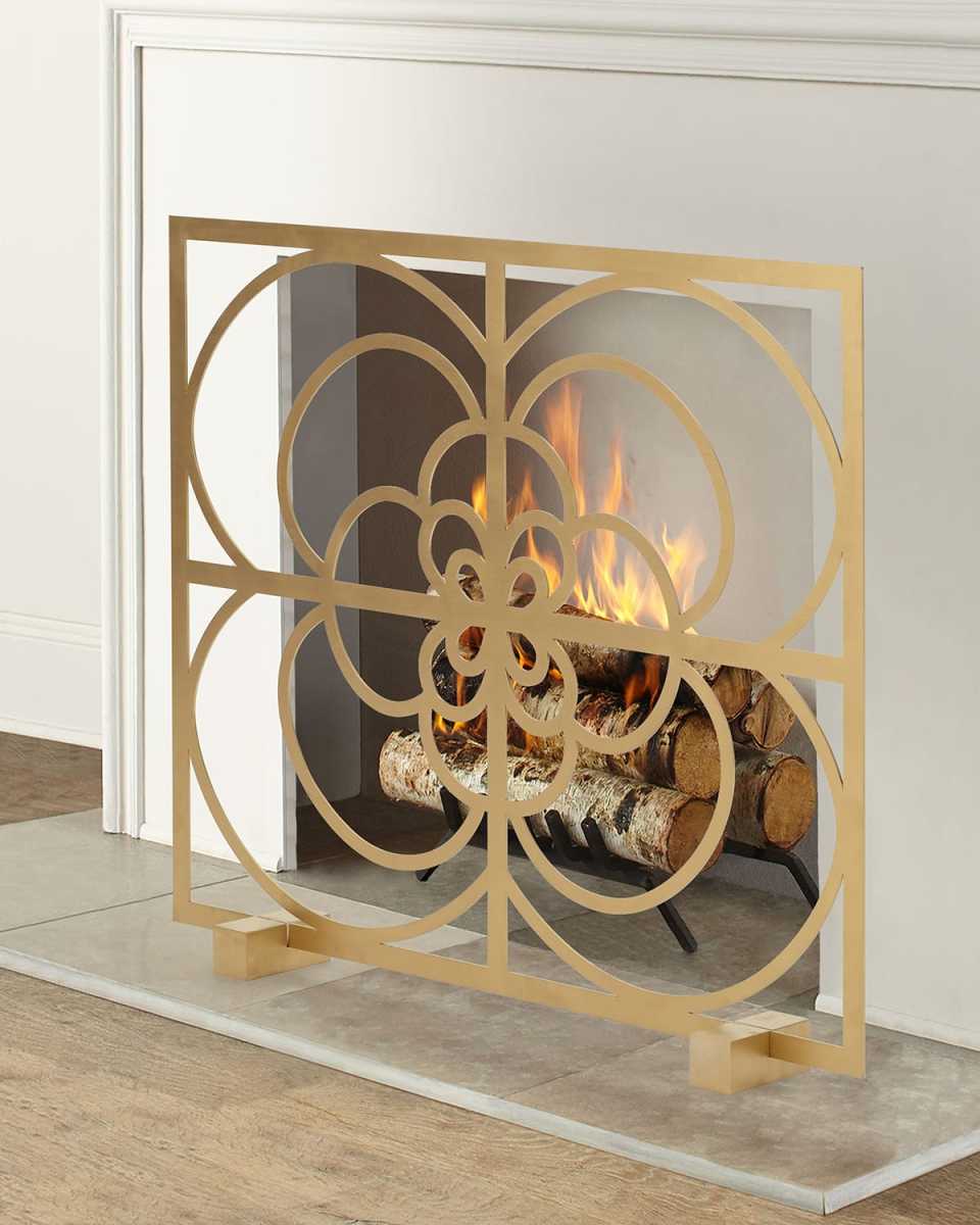 Medallion Fireplace Screen