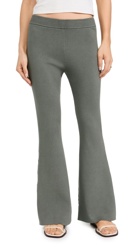 Splendid Splendid x Cella Jane Sweater Flare Pants Olive