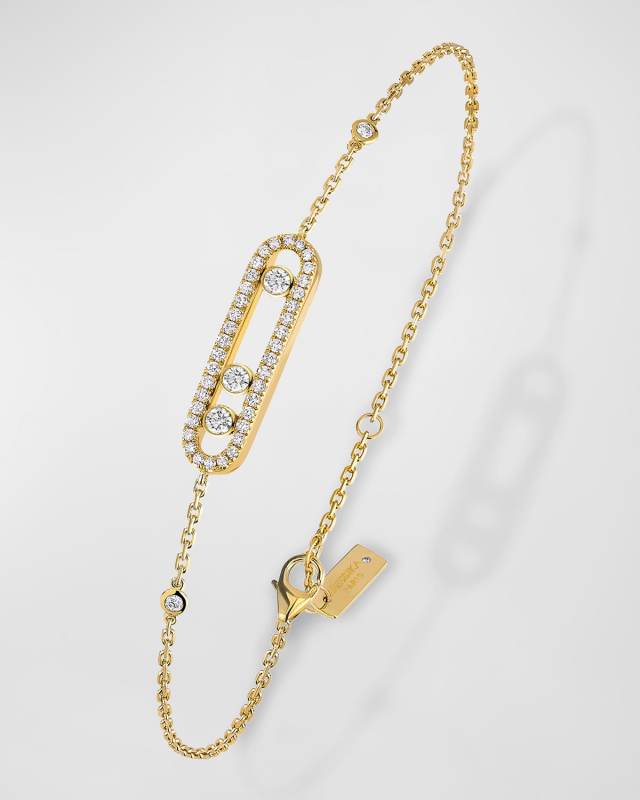 BABY MOVE PAVE DIAMOND BRACELET