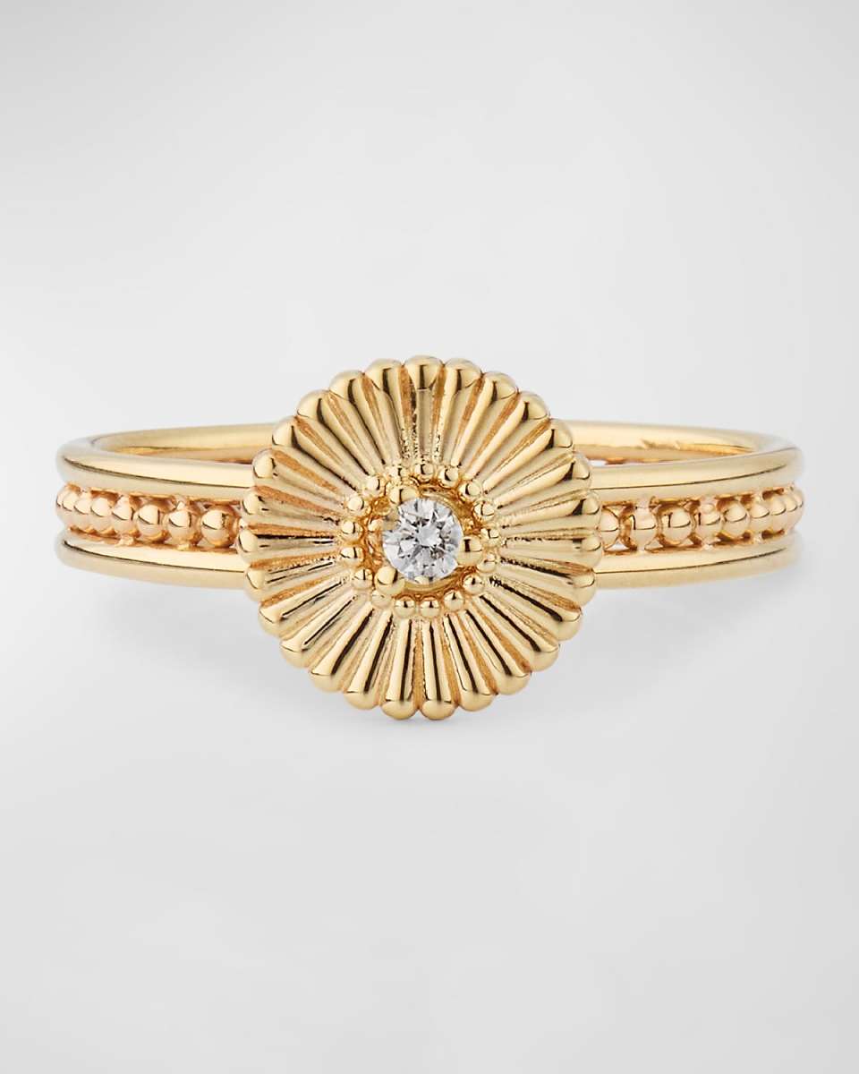 14K Bloom Diamond Spin Ring