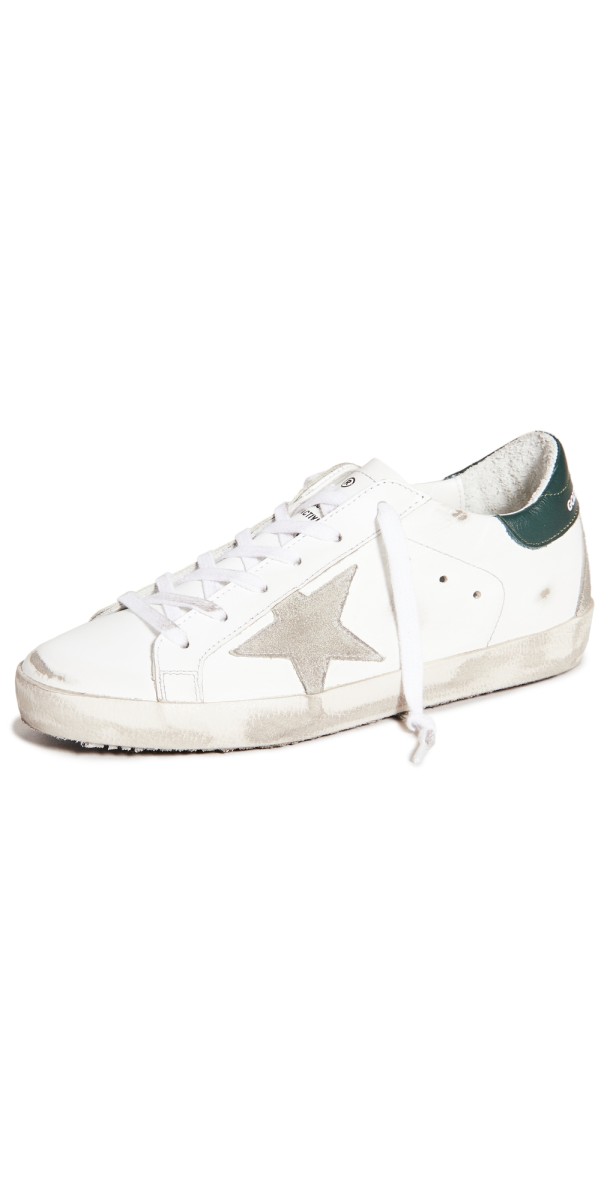 Golden Goose Superstar Sneakers White/Dark Green