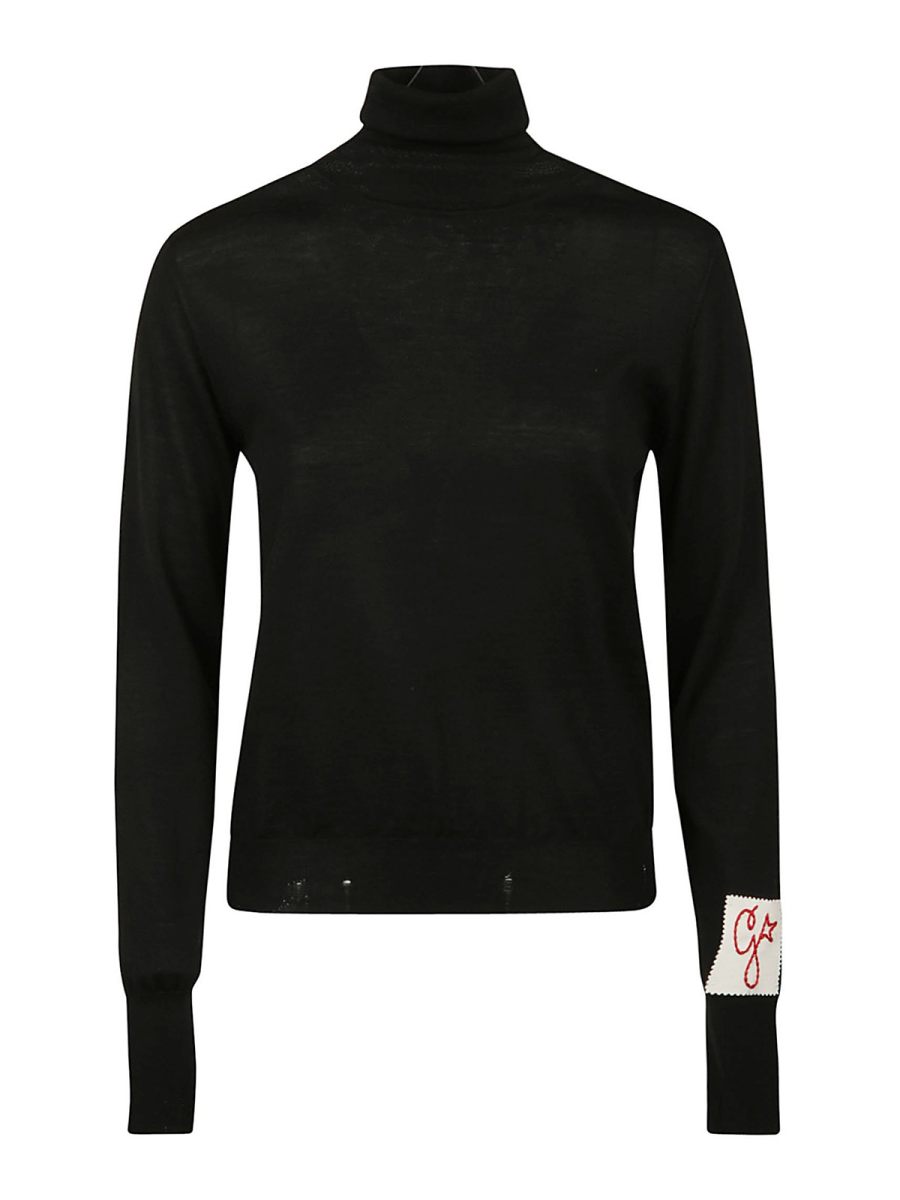 Golden Goose Pull Col Roulé - Noir