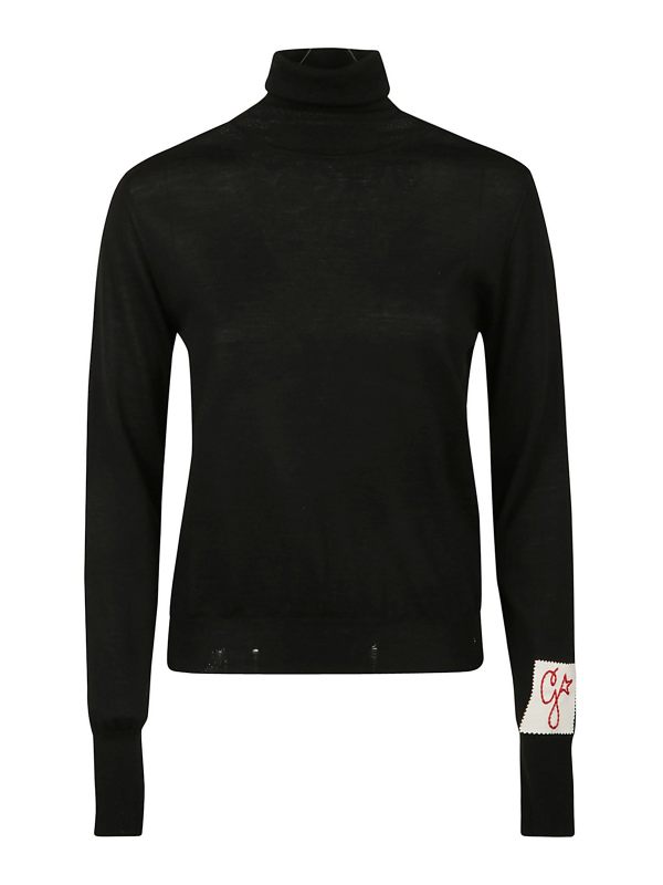 Golden Goose Pull Col Roulé - Noir
