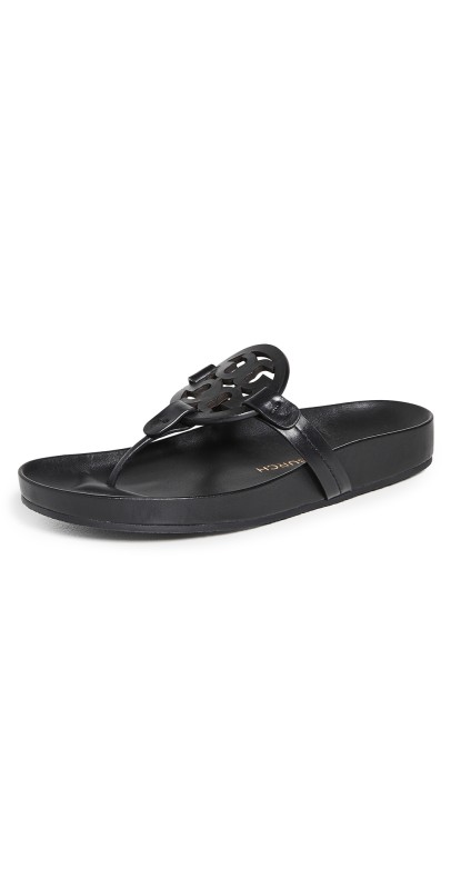 Tory Burch Miller Cloud Sandals Perfect Black