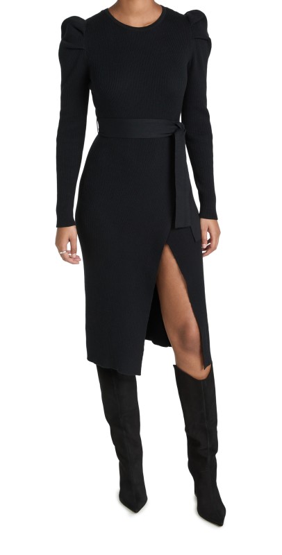 Glamorous Sweater Dress Black