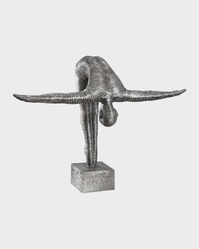 Diving Aluminum Sculpture, Small