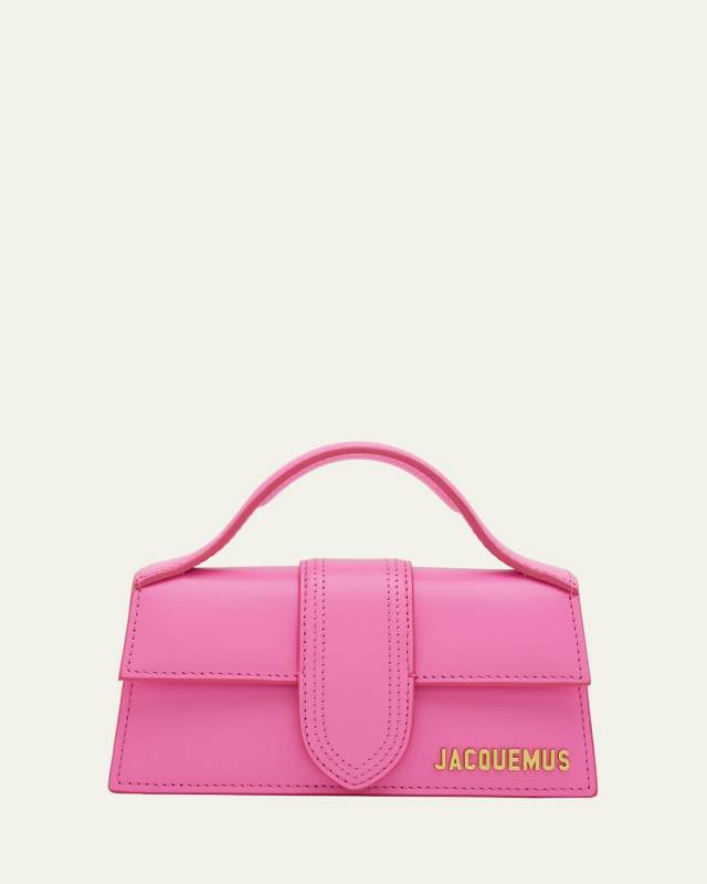 Le Bambino Leather Top-Handle Bag
