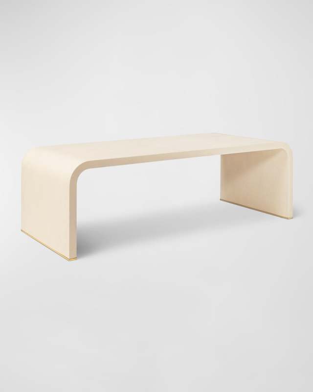 Faux Shagreen Coffee Table