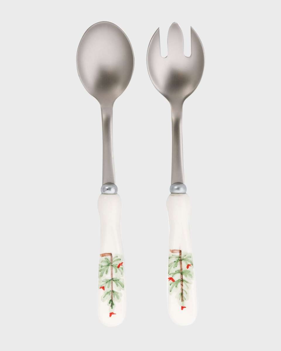 Lastra Holiday Salad Server Set