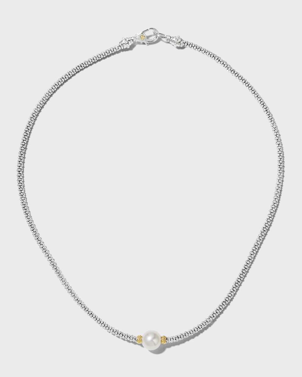 Luna Tahitian Pearl Rope Necklace, 16"