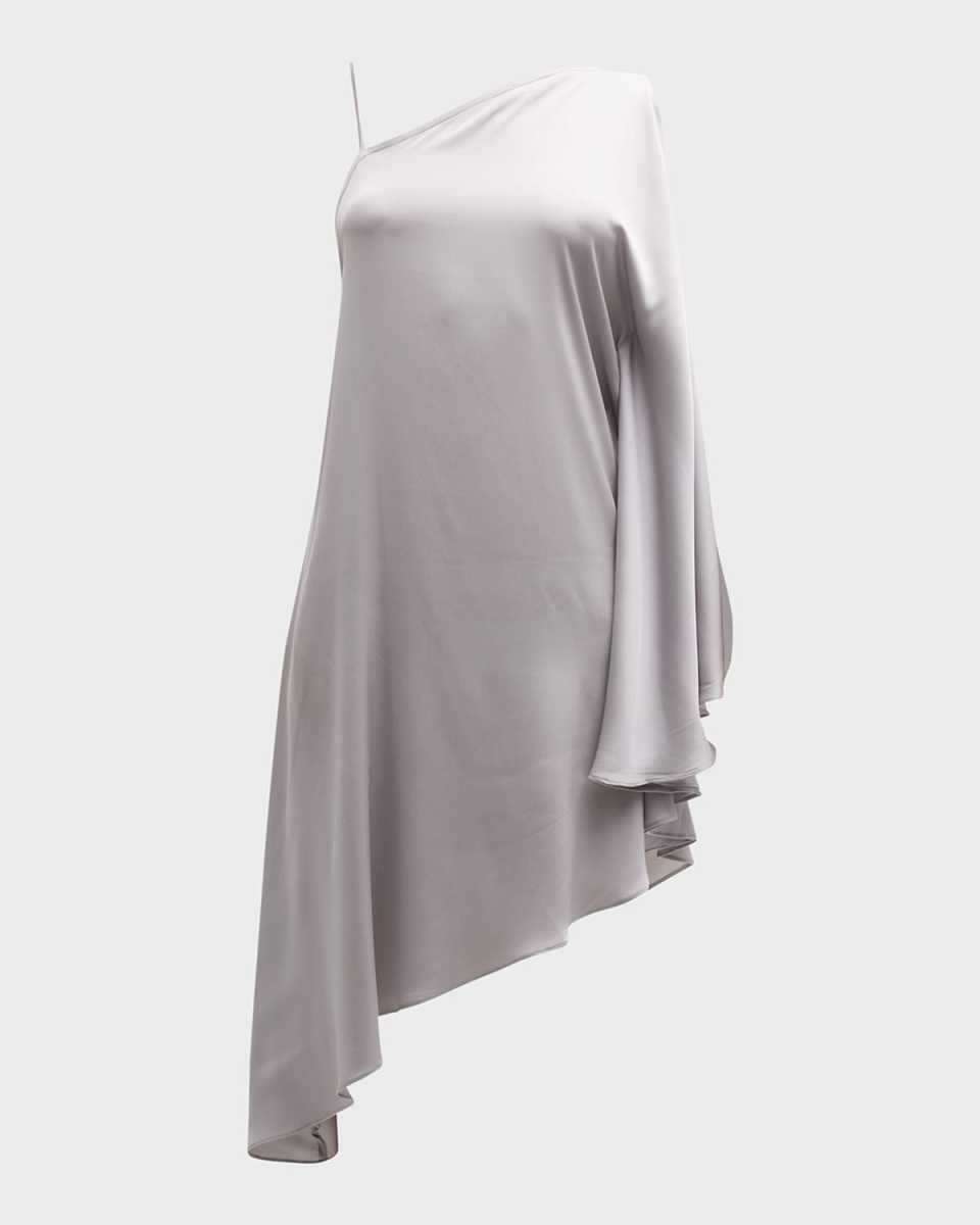Campsbay Asymmetric Split-Sleeve Midi Dress