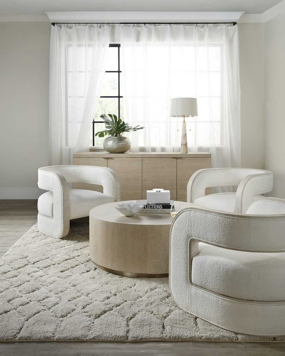 Cascade Collection Round Cocktail Table