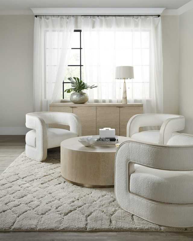 Cascade Collection Round Cocktail Table