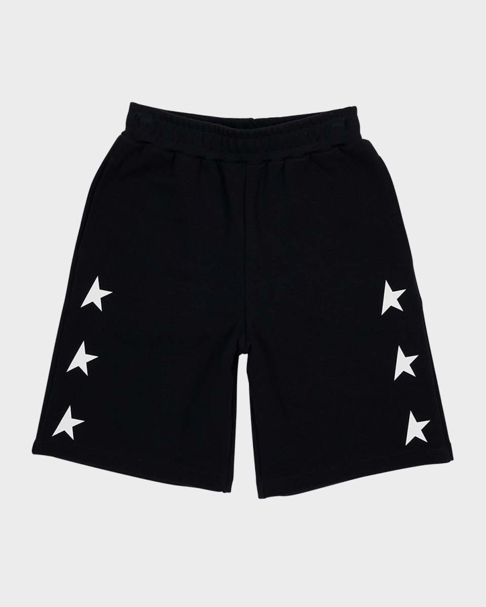 Boy's Star-Printed Wide Leg Shorts, Size