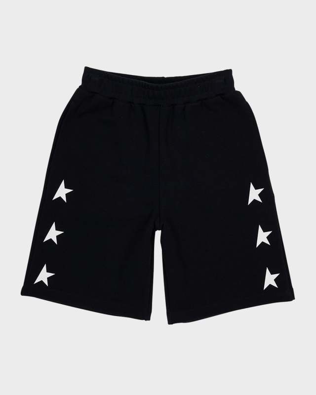 Boy's Star-Printed Wide Leg Shorts, Size