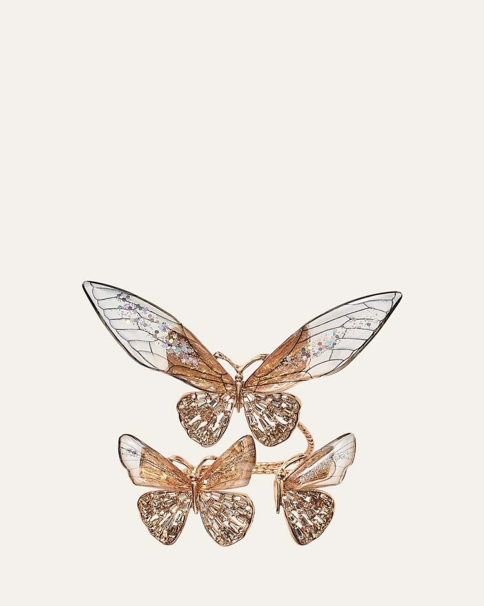 Flutter Napkin Rings, Set of 4