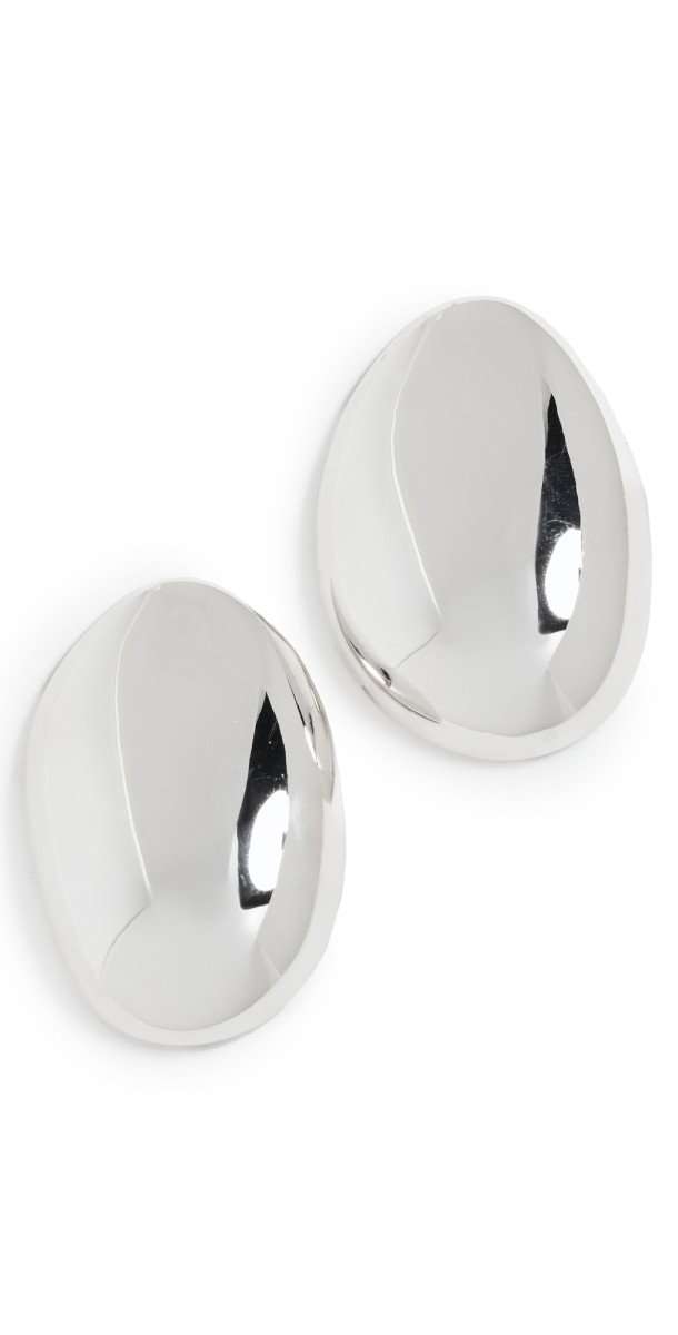 Annika Inez Spoon Earrings Silver