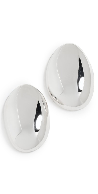 Annika Inez Spoon Earrings Silver