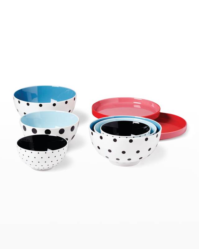 luna 8-piece nesting dinnerware set