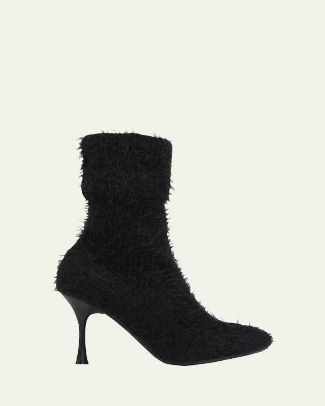 Aspen Brushed Knit Sock Booties