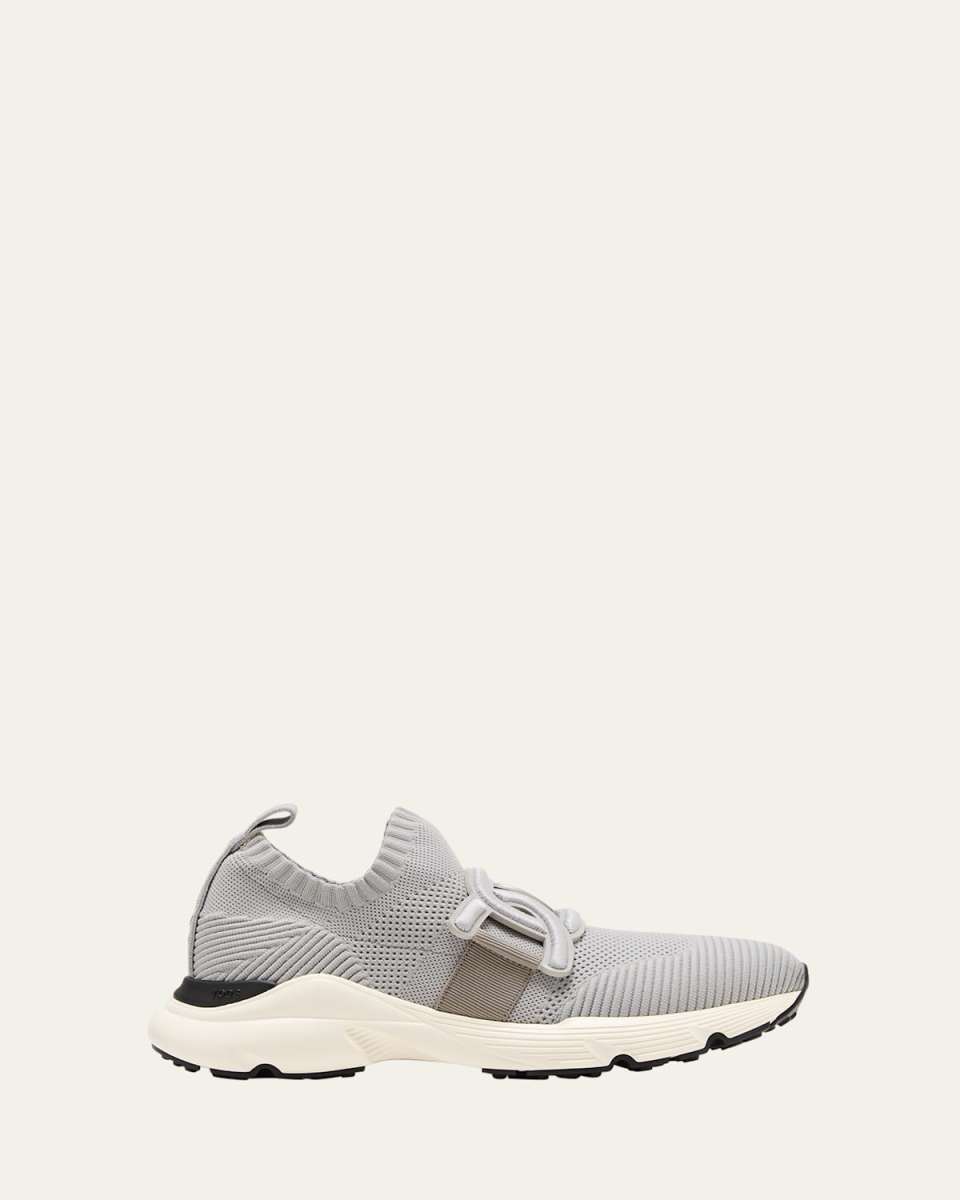 Stretch Knit Trainer Sneakers