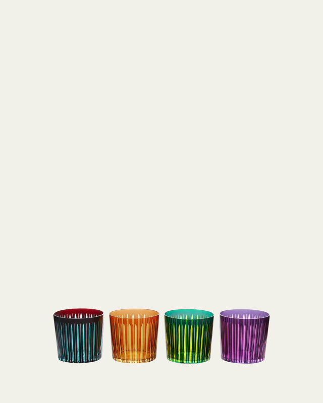 Prism Double Old Fashioned Glasses, Set of 4
