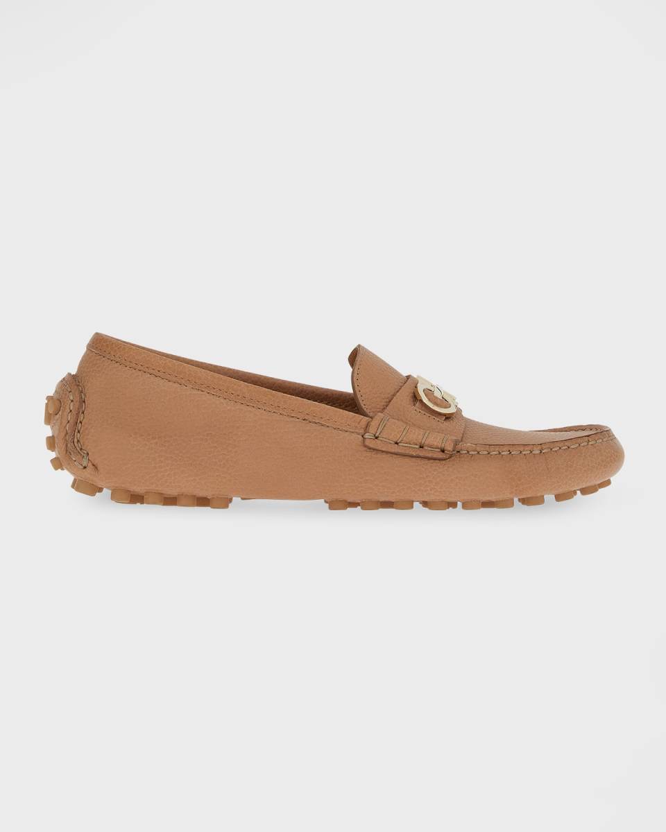 Odilia Calfskin Bit Driver Loafers