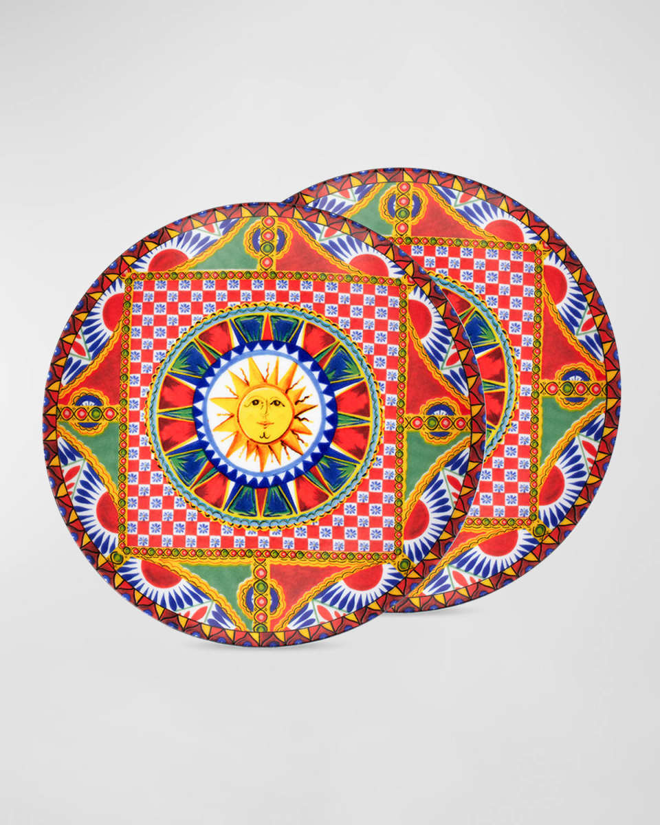Carretto Sole Set 2 Dessert Plates