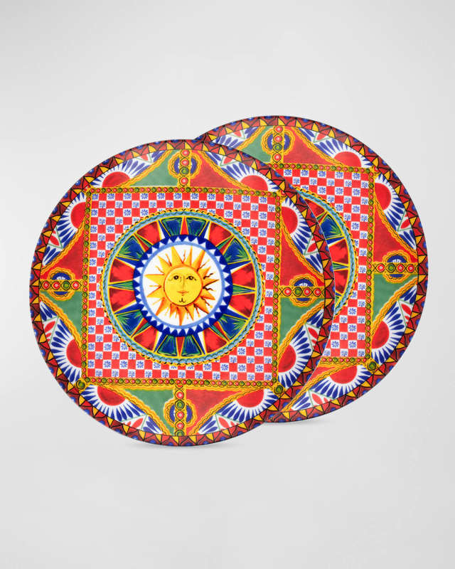 Carretto Sole Set 2 Dessert Plates