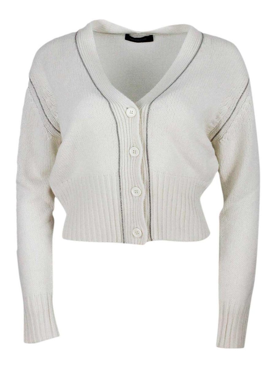 Fabiana Filippi Pull Col Rond - Crème