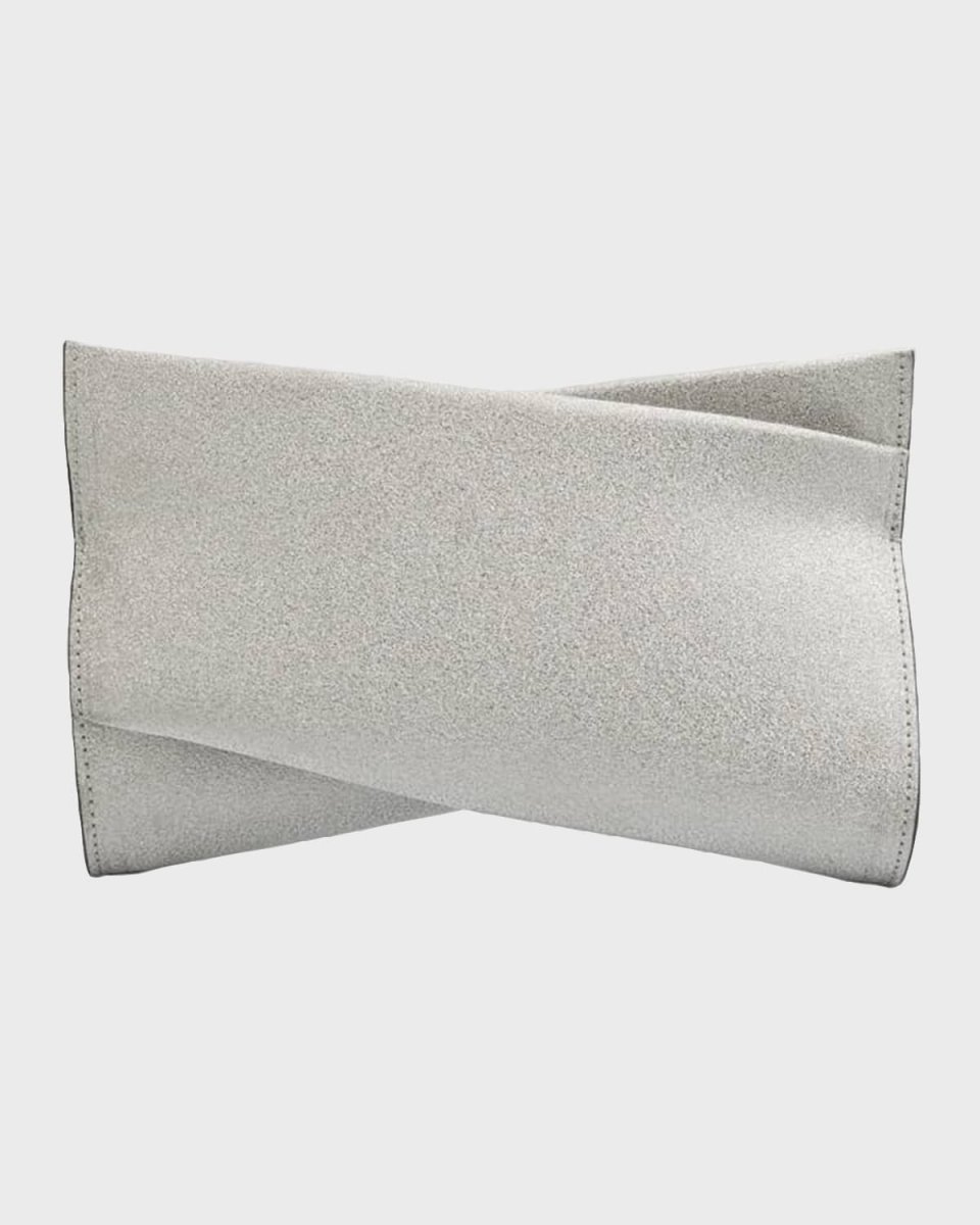 Loubitwist Small Glitter Clutch Bag