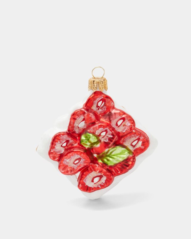 Strawberry Short Cake Christmas Ornament