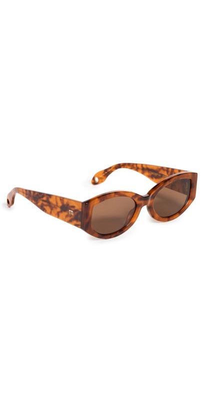 Elisa Johnson Jeannie Sunglasses Brown Tortois