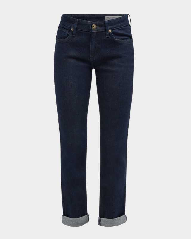 Dre Low-Rise Slim Boyfriend Jeans