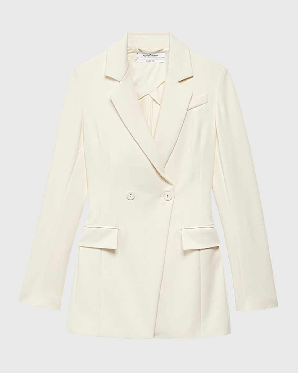 Jersey Double-Breasted Jacket