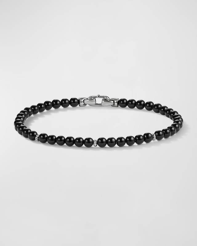 4mm Bijoux Spiritual Beads Bracelet with Silver