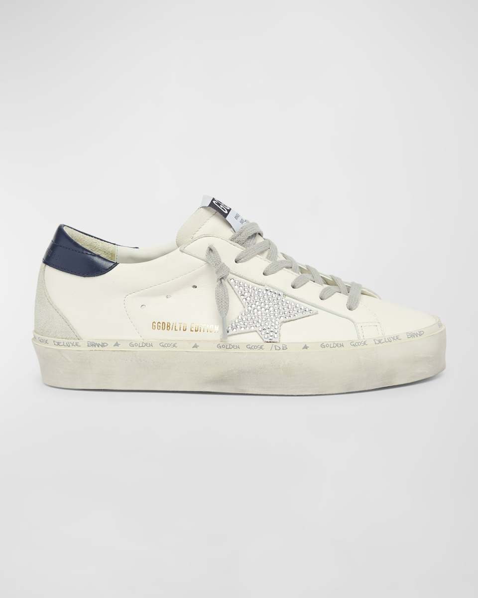 Hi Star Platform Stud Leather Sneakers