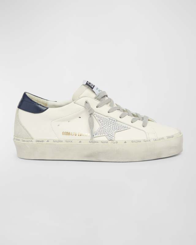 Hi Star Platform Stud Leather Sneakers