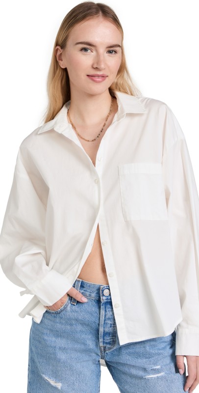 Pistola Denim Sloane Top Le Blanc