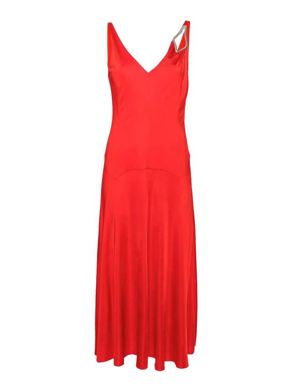 Lanvin Robe Au Genou - Rouge
