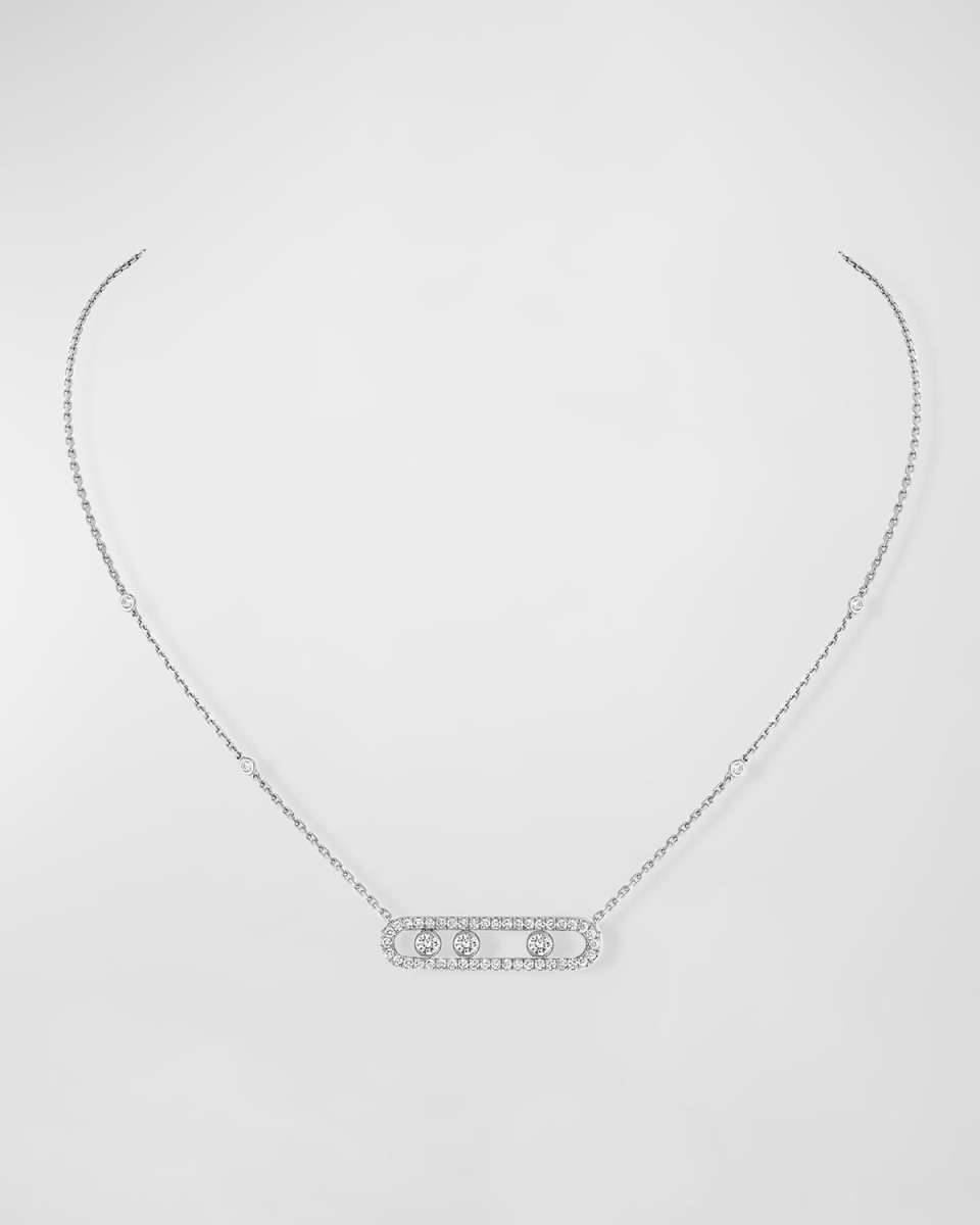 MOVE PAVE DIAMOND NECKLACE