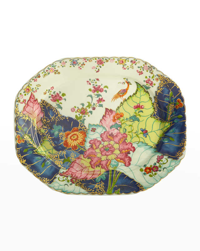 Tobacco Leaf 15" Platter