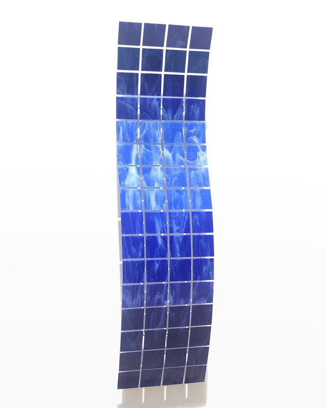 Glass and Metal Wall Sculpture