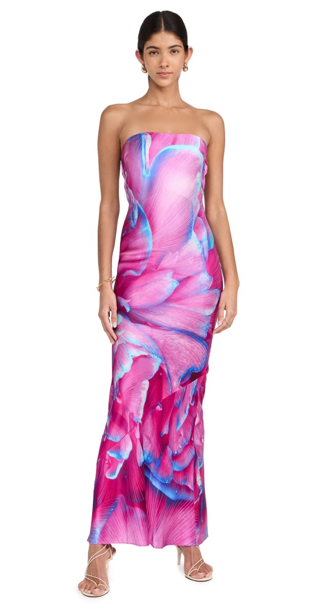 Retrofête Keaton Dress Pink Peony